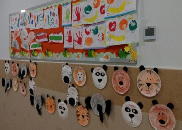 Learnware Solutions | Smart Kindergarten - Creative Wall at Al Ameer School, Ajman, UAE
