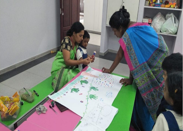 Learnware Solutions | Smart Kindergarten - Art Day, Carmel School, Trivandrum